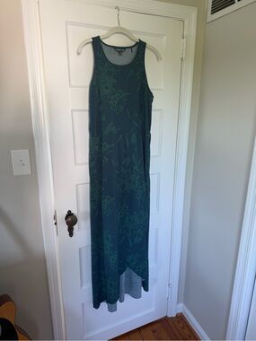 knee length dresses for ladies Coral Maxi Dress with Criss Cross Back main image 0